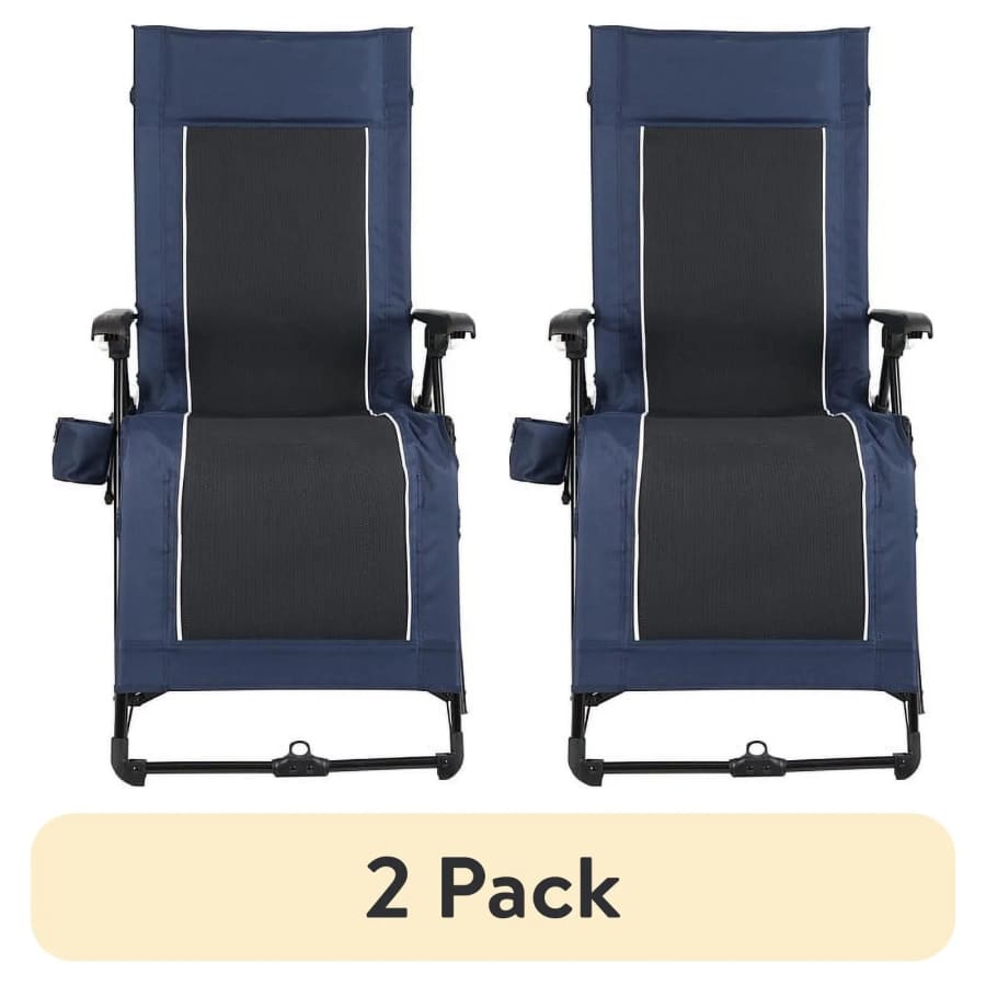 Ozark Trail Quad Zero Gravity Lounger Camping Chair 2-Pack: $68 Ozark Trail Quad Zero Gravity Lounger Camping Chair 2-Pack: $68