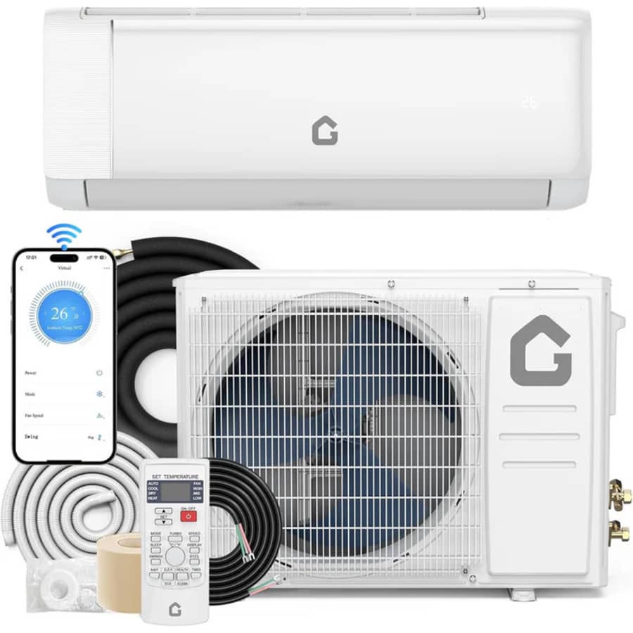 Garvee 230V 18.5 SEER2 Ductless Mini Split Air Conditioner: $357.50