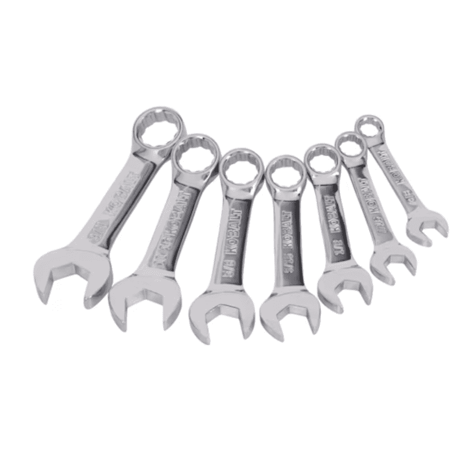 Kobalt Stubby 7-Piece SAE Wrench Set w/ Hard Case: $11 Kobalt Stubby 7-Piece SAE Wrench Set w/ Hard Case: $11