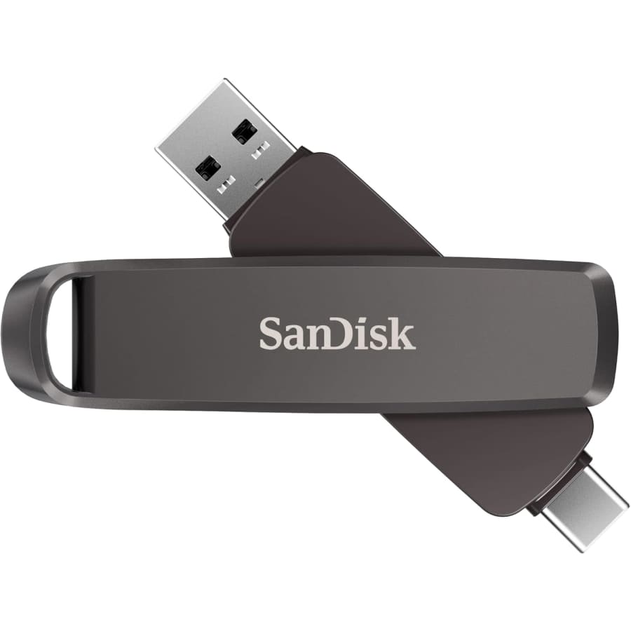 SanDisk 1TB Extreme PRO Dual Drive 1TB Flash Drive: $85