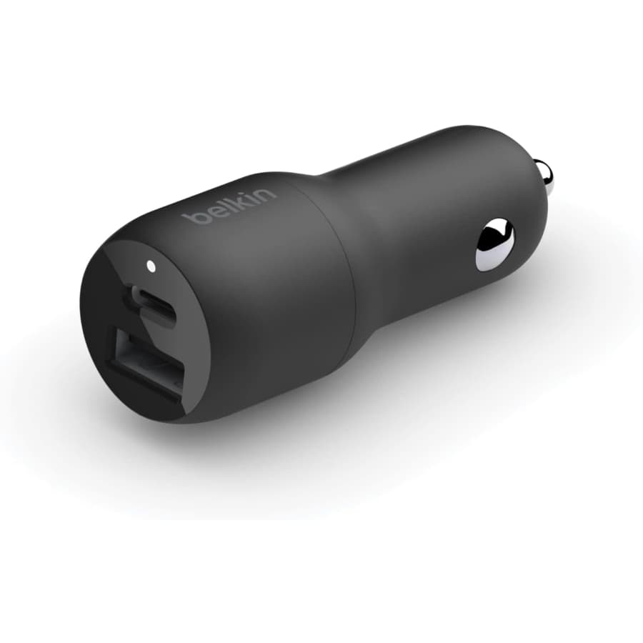 Belkin 37-Watt Dual USB Car Charger: $9.99