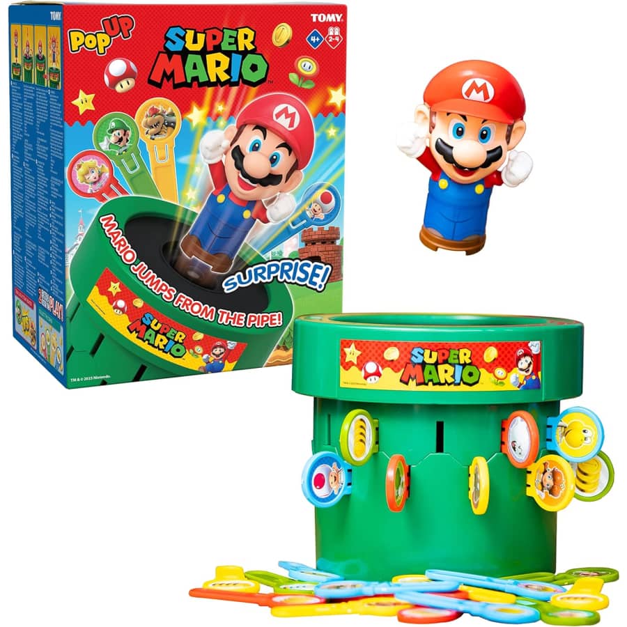 Tomy Pop Up Super Mario Kids Game: $18 Tomy Pop Up Super Mario Kids Game: $18
