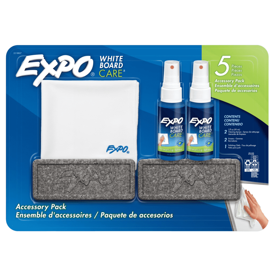 Expo Whiteboard Care 5-Count Accessory Pack: $4 Expo Whiteboard Care 5-Count Accessory Pack: $4