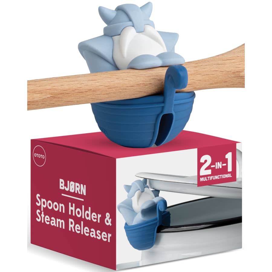 Ototo Bjorn Viking Spoon Holder and Steam Releaser: $9.95 Ototo Bjorn Viking Spoon Holder and Steam Releaser: $9.95