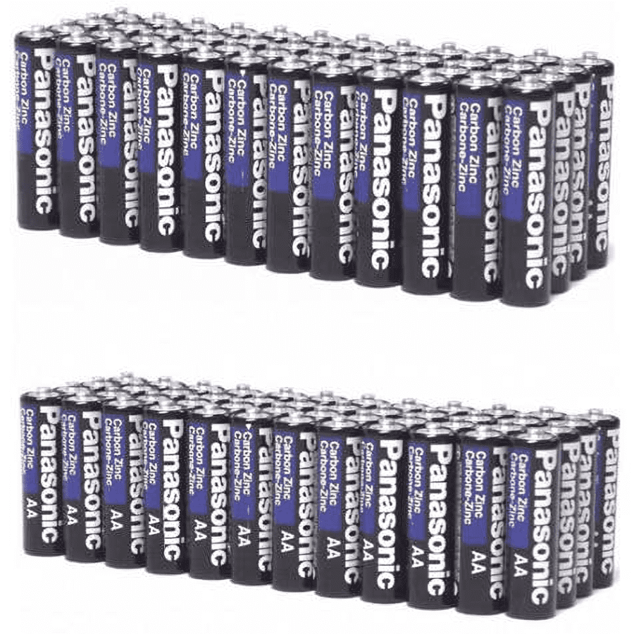 Panasonic Carbon Zinc Batteries 24-Pack: AA or AAA for $10 Panasonic Carbon Zinc Batteries 24-Pack: AA or AAA for $10