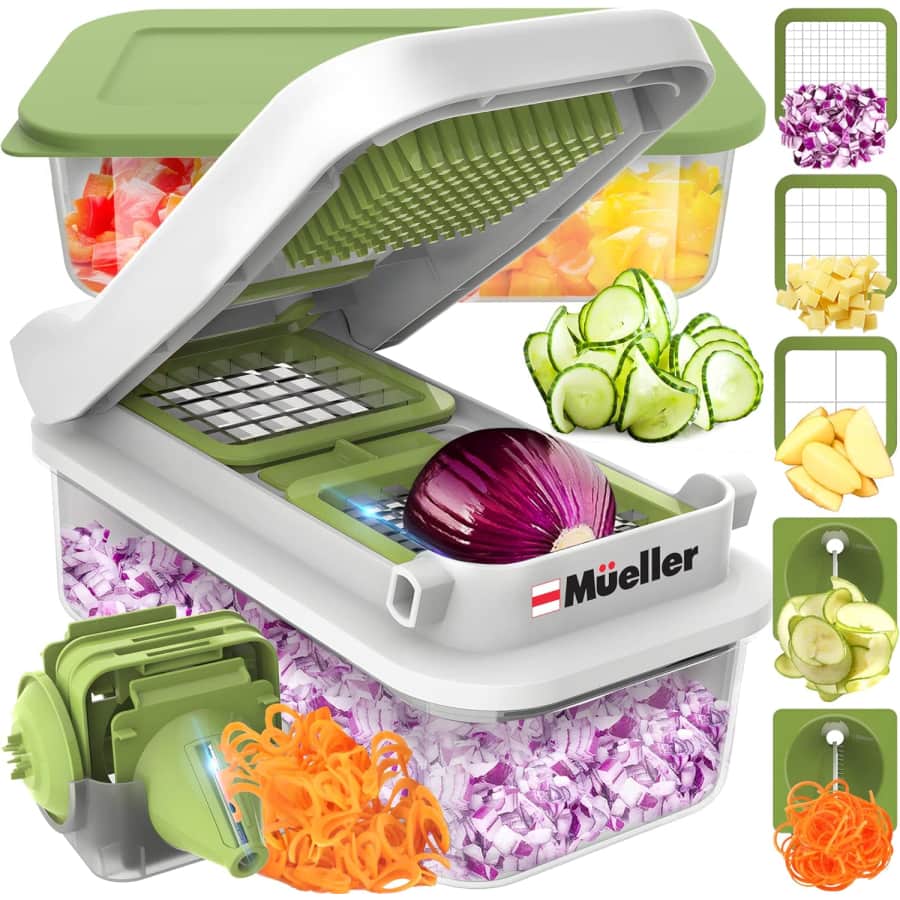 Mueller Pro-Series 5-Blade Vegetable Chopper: $20 Mueller Pro-Series 5-Blade Vegetable Chopper: $20