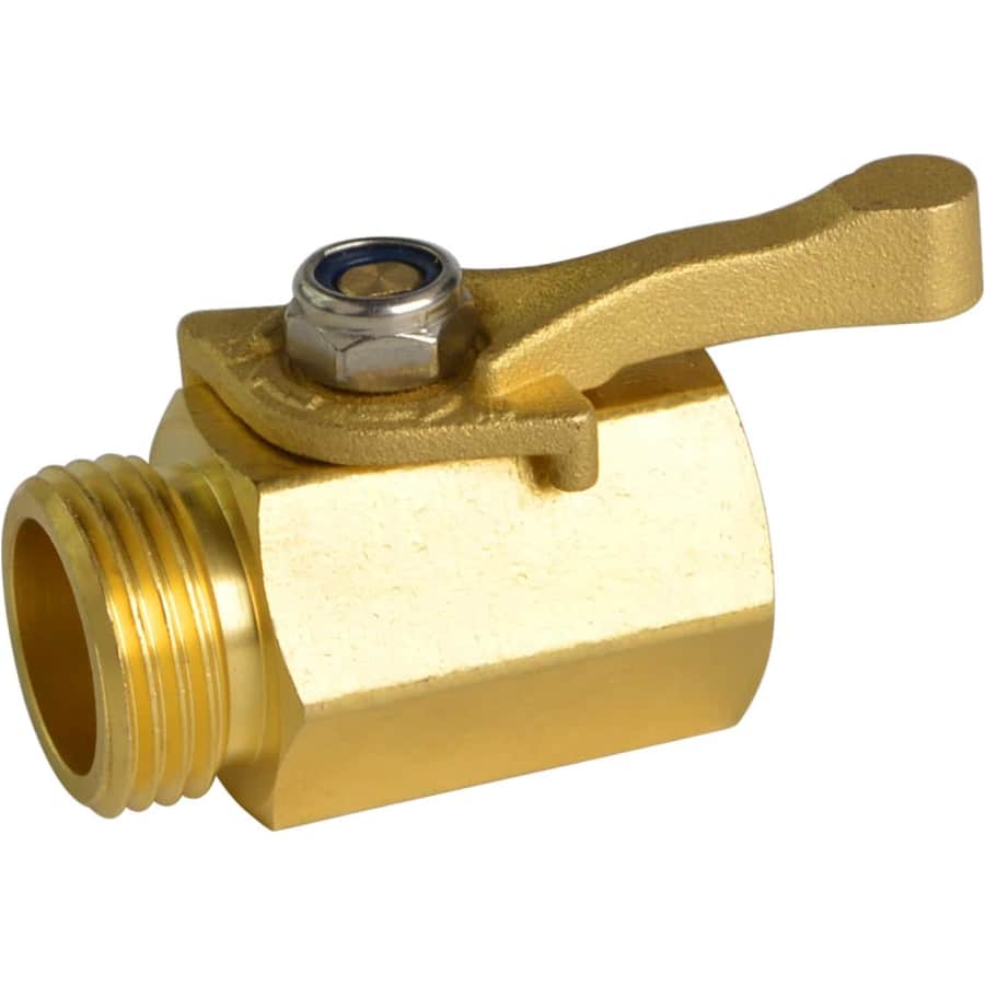 Hydro Master Heavy Duty 3/4" Brass Shut Off Valve: $8.99
