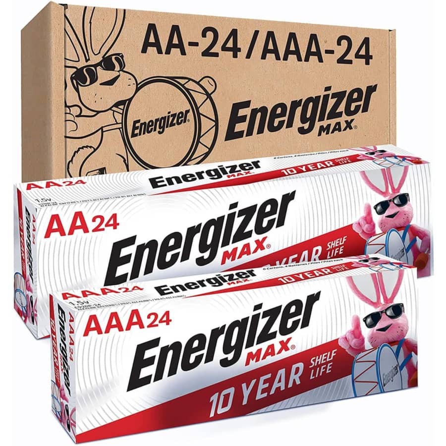 Energizer MAX AA & AAA Batteries 48-Pack: $22 via Sub. & Save Energizer MAX AA & AAA Batteries 48-Pack: $22 via Sub. & Save