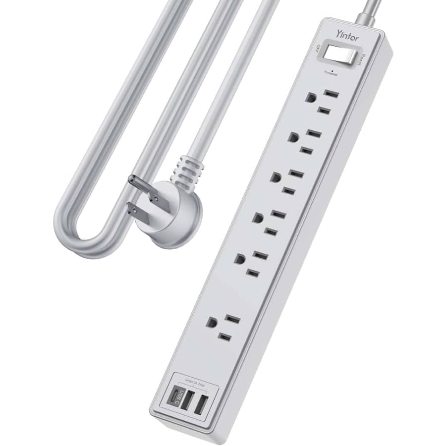 10-Foot 6-Outlet Power Strip: $9.99 10-Foot 6-Outlet Power Strip: $9.99