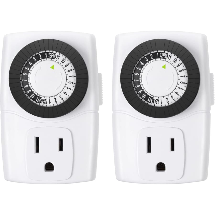 BN-Link Indoor Mini 24-Hour Mechanical Timer Outlet 2-Pack: $10 w/ Prime BN-Link Indoor Mini 24-Hour Mechanical Timer Outlet 2-Pack: $10 w/ Prime