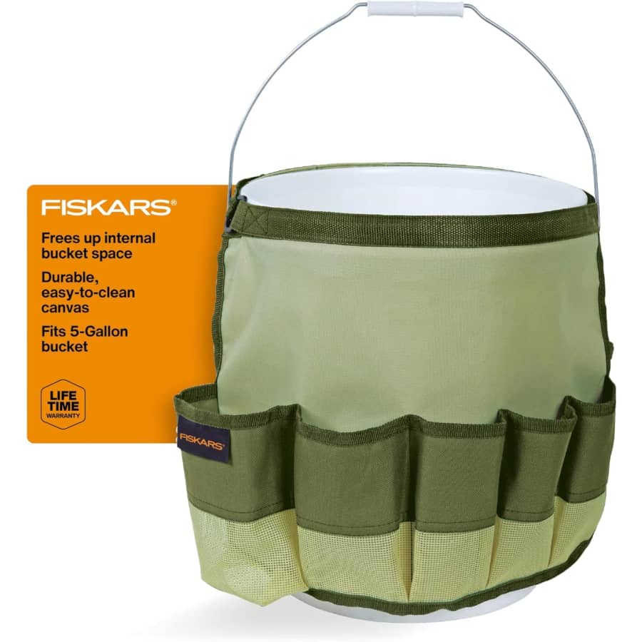 Fiskars Garden Tool 5-Gallon Bucket Caddy: $15 Fiskars Garden Tool 5-Gallon Bucket Caddy: $15