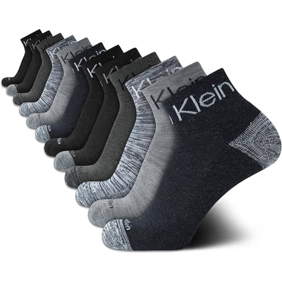 Calvin Klein Men's Ankle Socks 12-Pack: $24 Calvin Klein Men's Ankle Socks 12-Pack: $24