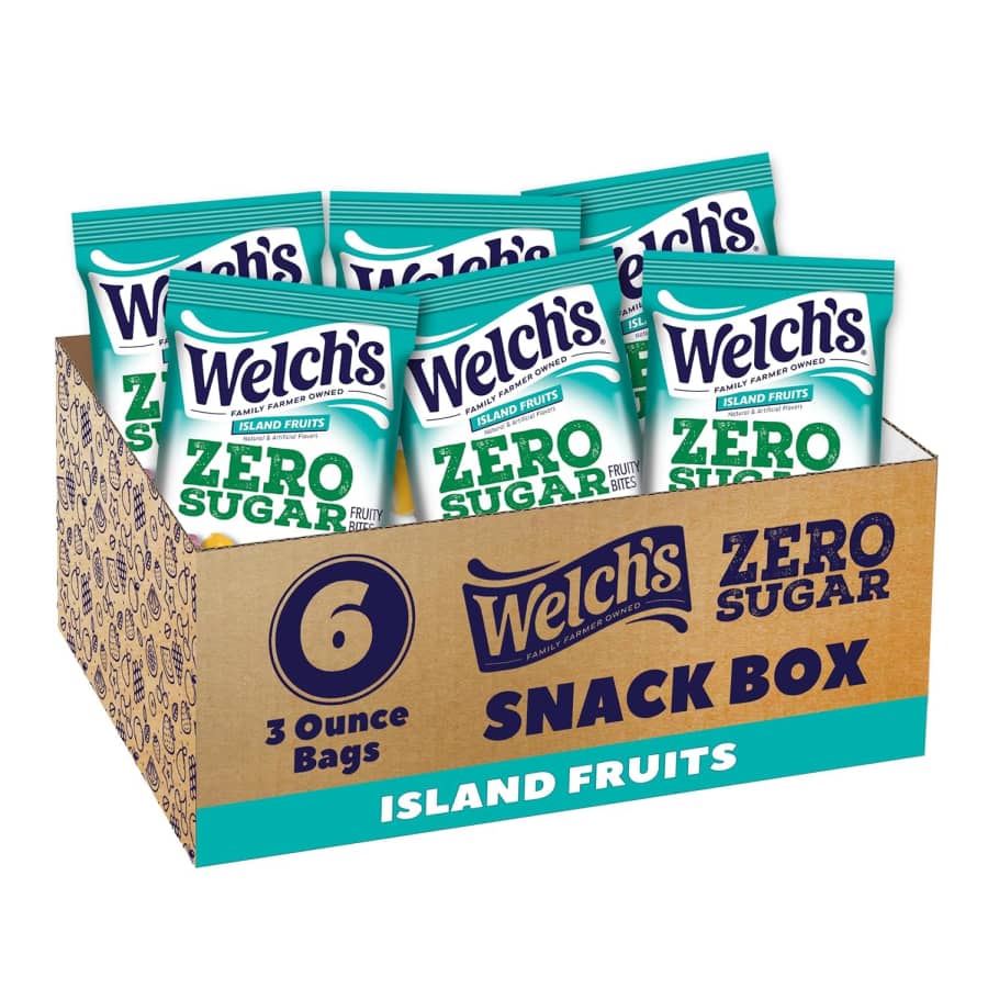 Welch's Zero Sugar Fruity Bites 3-oz. Bag 6-Pack: $9.50 via Sub & Save