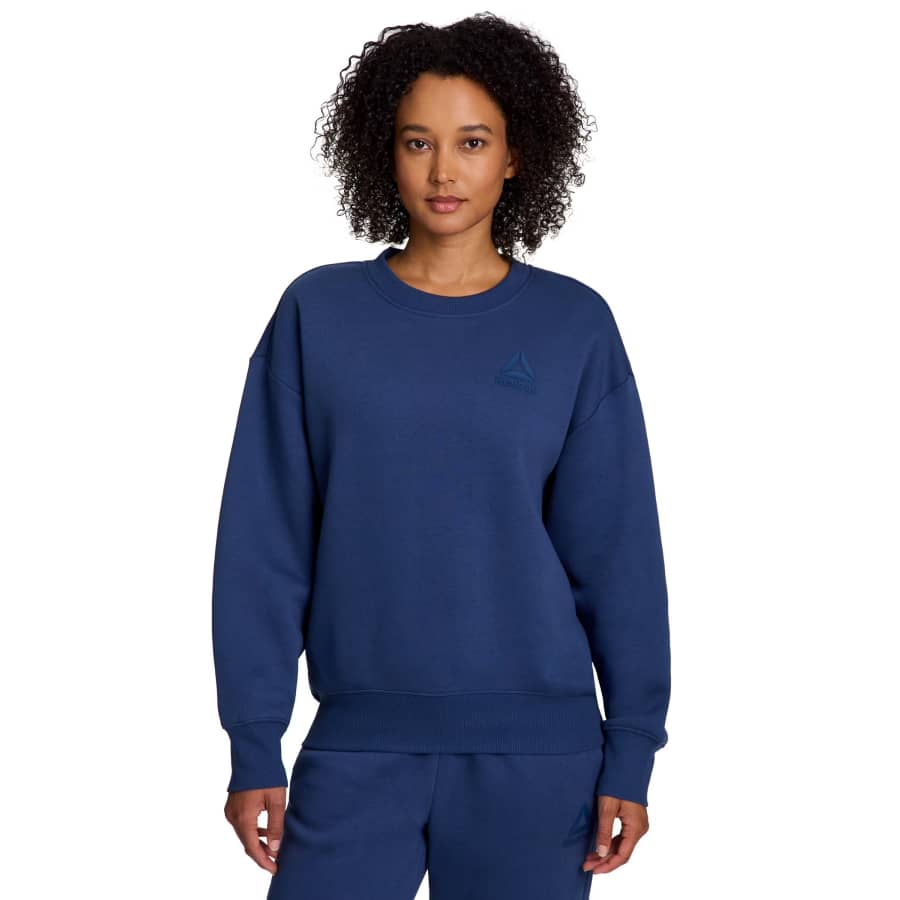 Reebok Women's Weekender Oversized Crewneck Sweatshirt: $14 Reebok Women's Weekender Oversized Crewneck Sweatshirt: $14