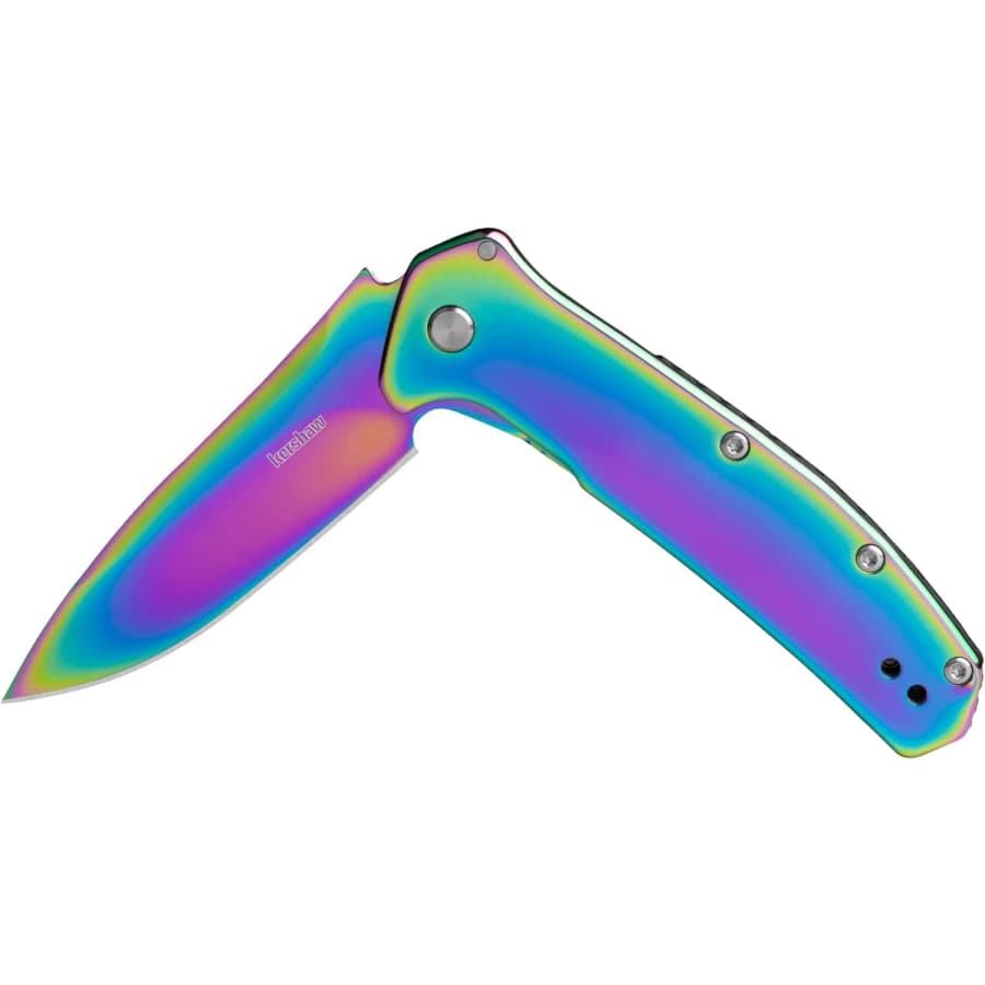 Kershaw Knives Rainbow Outcome 2.8" Pocket Knife: $47.80