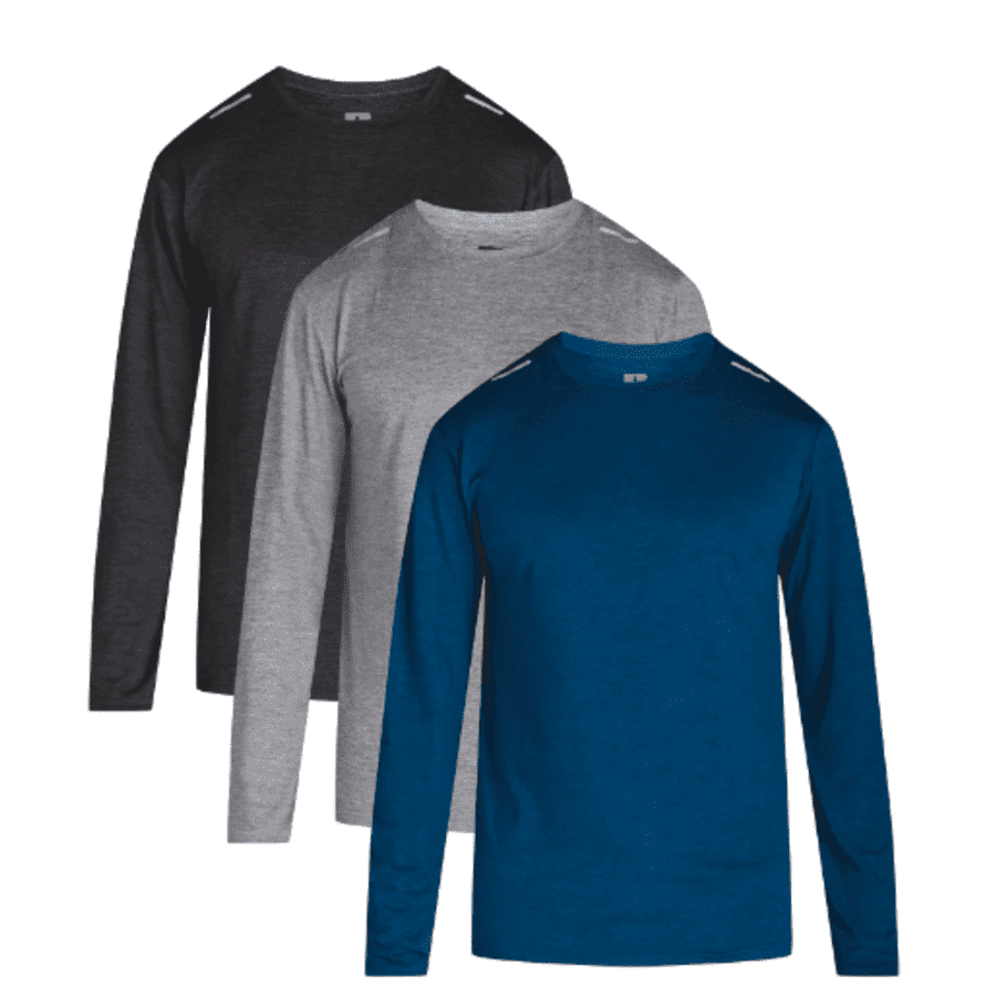 Russell Athletic Men's Runner Tech Crewneck Tee 3-Pack: $25