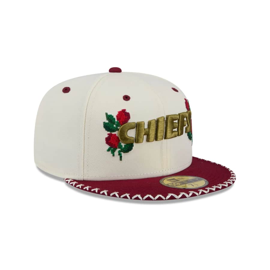 Kansas City Chiefs Novelty Stitch 59FIFTY Fitted Cap: $32 Kansas City Chiefs Novelty Stitch 59FIFTY Fitted Cap: $32