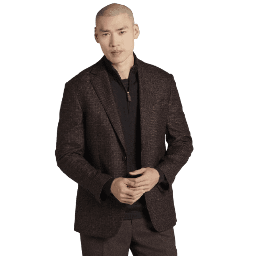 Joseph Abboud Men's Modern Fit 100% Virgin Wool Sport Coat (48-52 only): $59.99