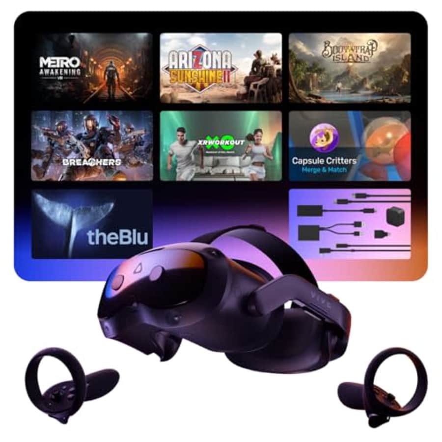 HTC VIVE Focus Vision VR Bundle w/ Wired Streaming Kit: Pre-orders for $999 HTC VIVE Focus Vision VR Bundle w/ Wired Streaming Kit: Pre-orders for $999