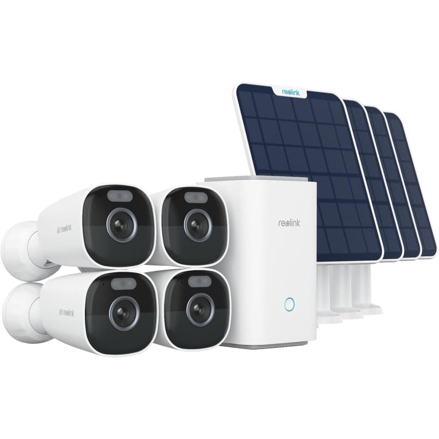 Reolink 4K Solar-Powered 4-Camera WiFi Home Security System: $350 Reolink 4K Solar-Powered 4-Camera WiFi Home Security System: $350