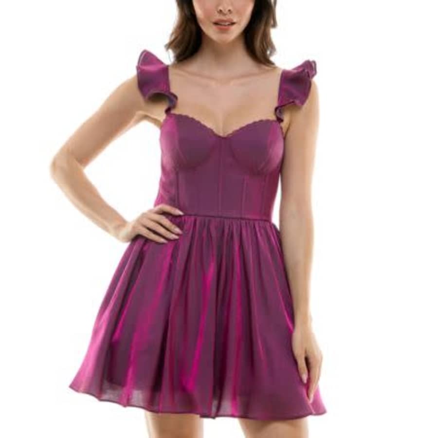 B Darlin Junior Women's Corset Fit & Flare Dress: $15.76
