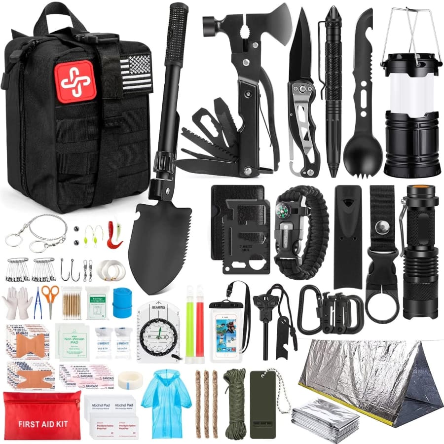 250-Piece Survival Kit w/ Molle Compatible Bag & Emergency Tent: $46 250-Piece Survival Kit w/ Molle Compatible Bag & Emergency Tent: $46