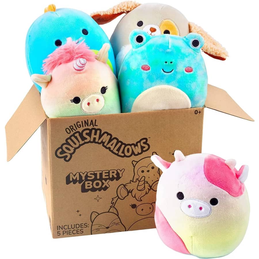 Squishmallow 5" Plush Mystery Box 5-Pack: $25