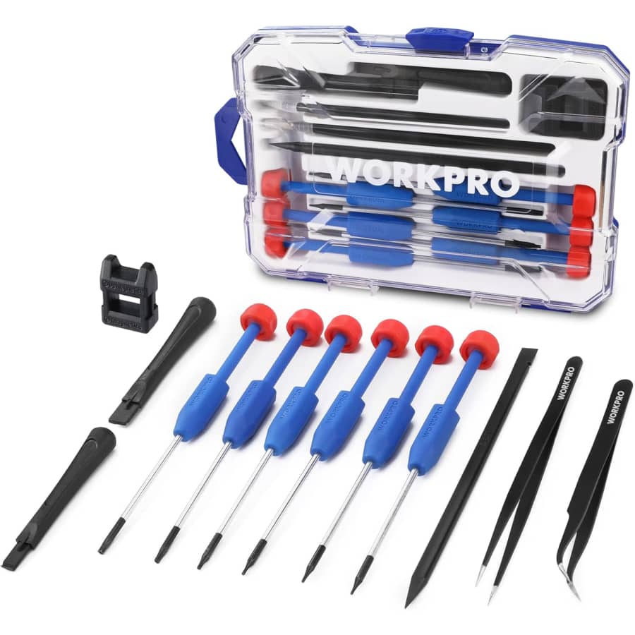 WorkPro 12-in-1 Magnetic Torx Screwdriver Set: $5