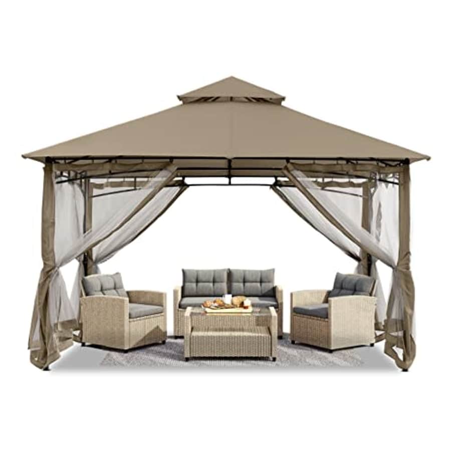 8'x8' Gazebo with Mosquito Netting: $150.95 8'x8' Gazebo with Mosquito Netting: $150.95