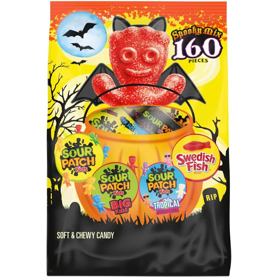 Sour Patch Kids 160-Piece Spooky Mix Variety Pack: $11.89 via Sub & Save Sour Patch Kids 160-Piece Spooky Mix Variety Pack: $11.89 via Sub & Save