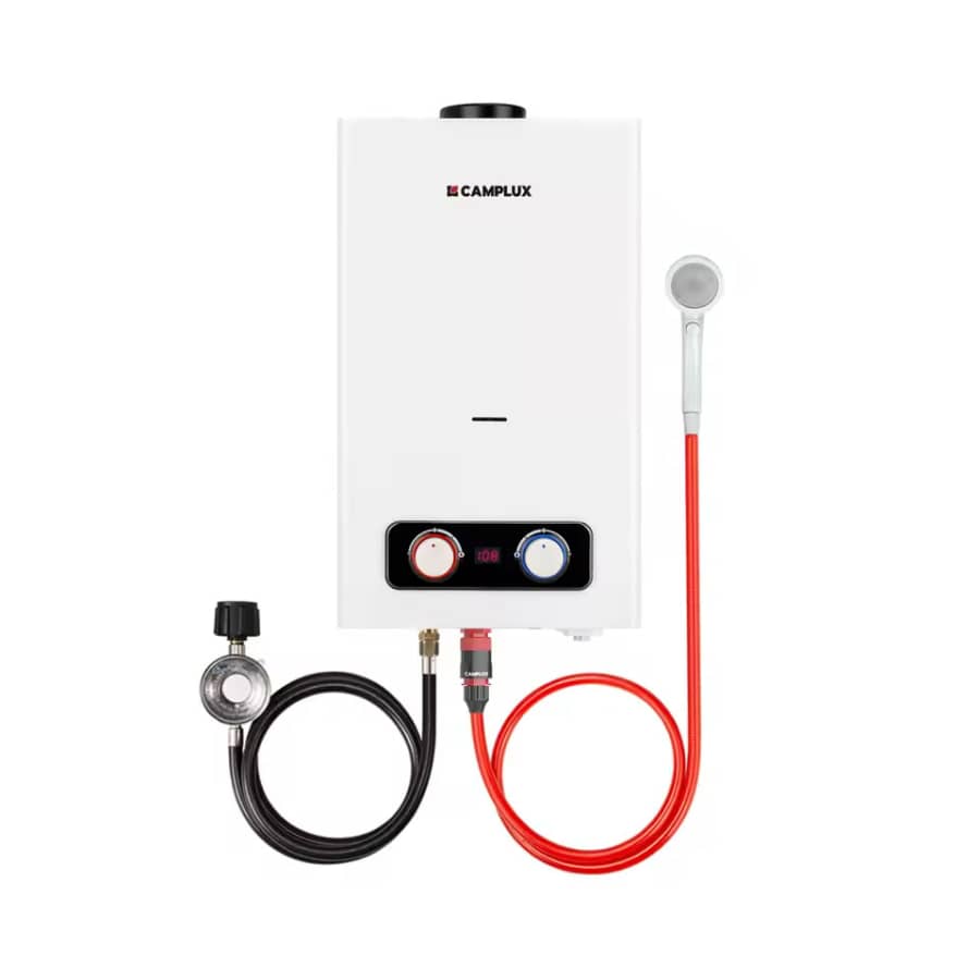 Camplux 2.64 Gallon Tankless Water Heater: $100.10