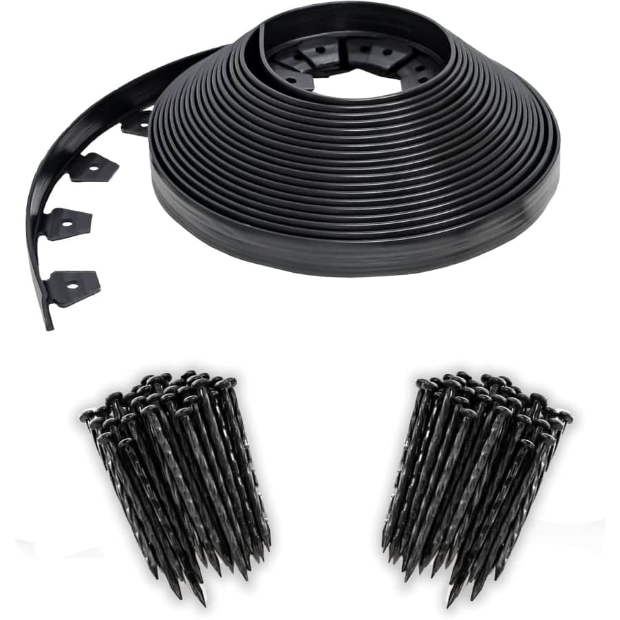 EasyFlex 100-Foot No-Dig Edging Kit with Extra Spikes: $55 EasyFlex 100-Foot No-Dig Edging Kit with Extra Spikes: $55