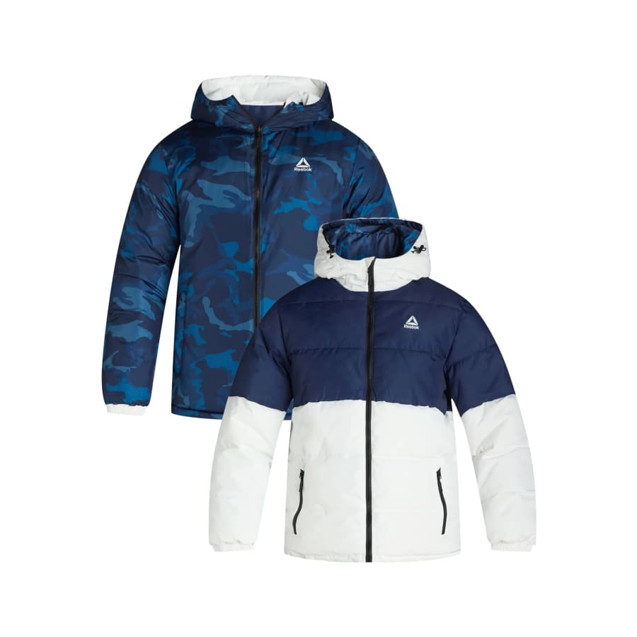 Reebok Men's Reversible Puffer Coat (XXL only): $19.18 Reebok Men's Reversible Puffer Coat (XXL only): $19.18