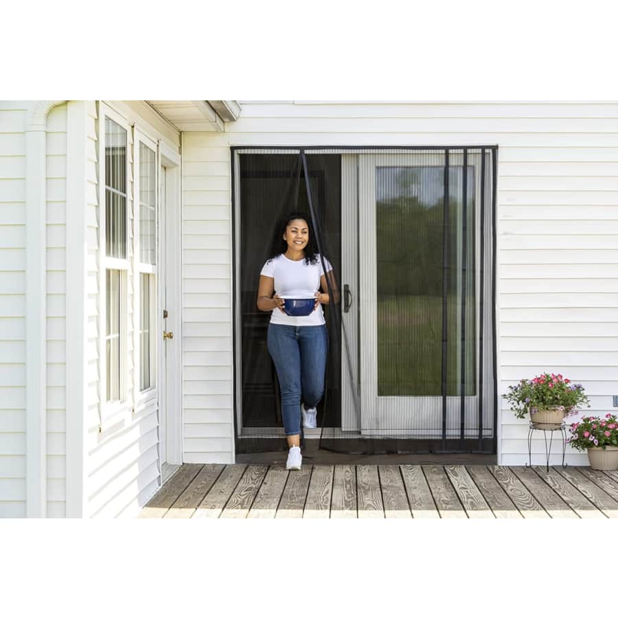 Duck Brand Hands-Free 83" x 75" Magnetic Screen Door: $23
