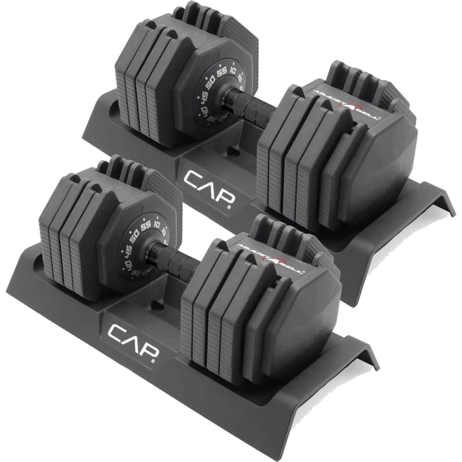 CAP Barbell 55-lb. Adjustable Dumbbells Pair: $192