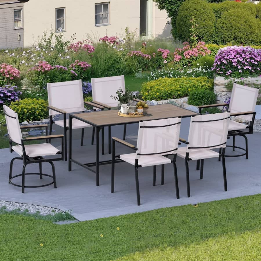 Segmart Patio Dining Table Set: $269.99