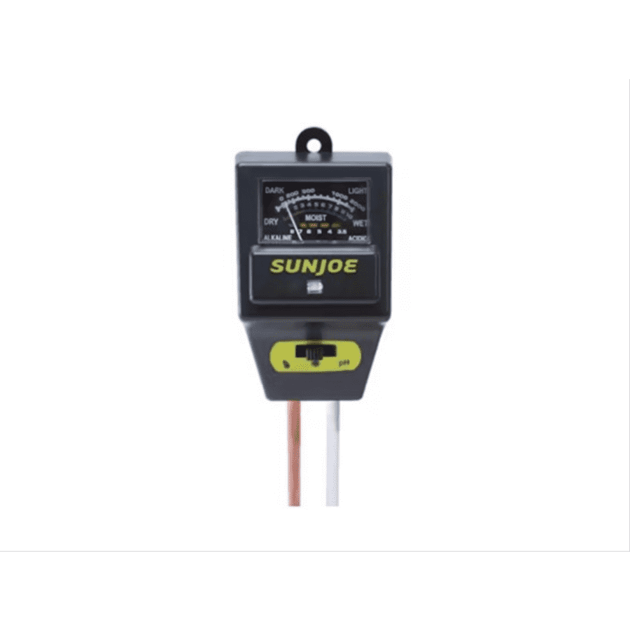 Sun Joe 3-in-1 Soil Meter for Moisture, pH, and Light: $7.99
