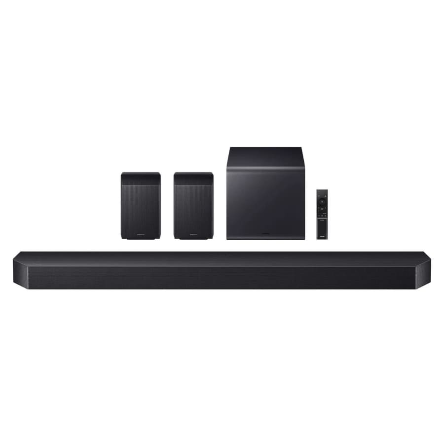 Samsung Q-series HW-Q990F 11.1.4-Channel Soundbar w/ Subwoofer & Rear Speaker: $1,280