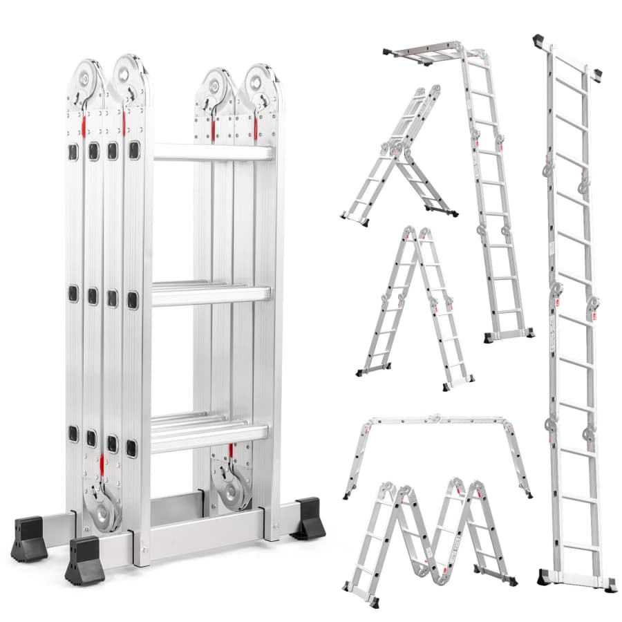 Ktaxon 12.5-ft. 7-in-1 Multi-Purpose Scaffold Ladder: $99.99