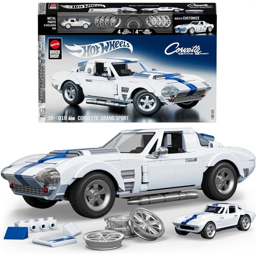 Mattel Brick Shop Hot Wheels Corvette Set: $33.29
