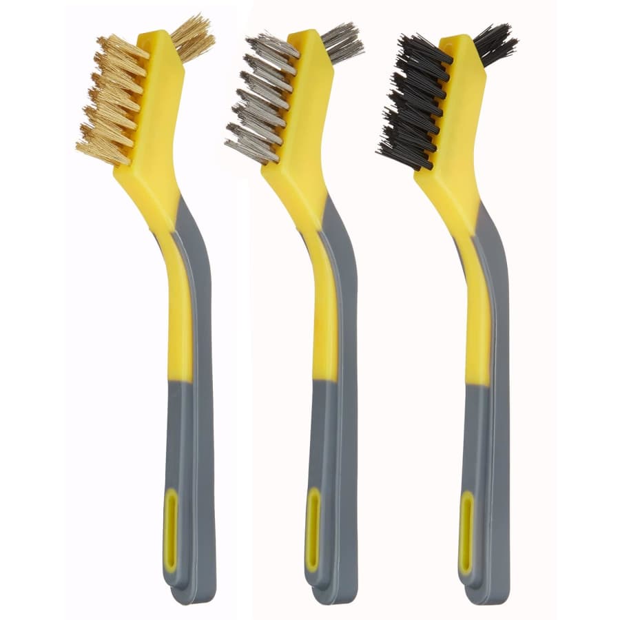 Amazon Basics Soft Grip Assorted Mini Brush Set 3-Pack: $8.78