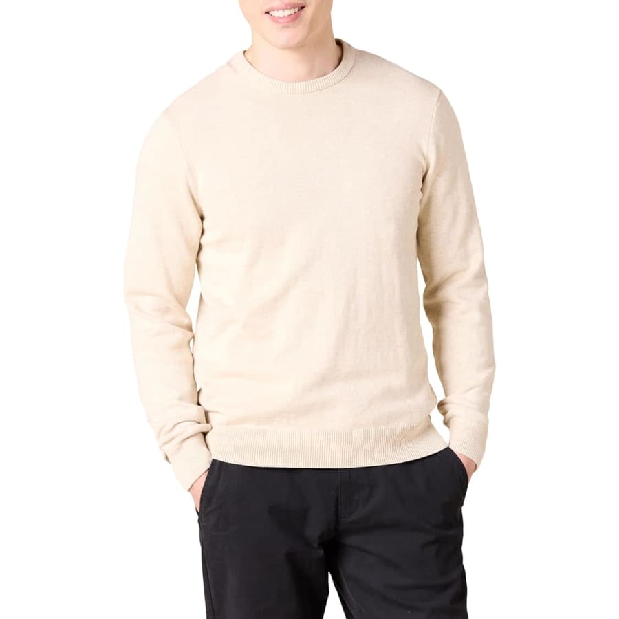 Amazon Essentials Men's 100% Cotton Crewneck Sweater: $8.99 Amazon Essentials Men's 100% Cotton Crewneck Sweater: $8.99