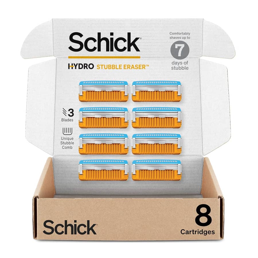 Schick Hydro Stubble Eraser Refill 8-Pack: $7.99 Schick Hydro Stubble Eraser Refill 8-Pack: $7.99