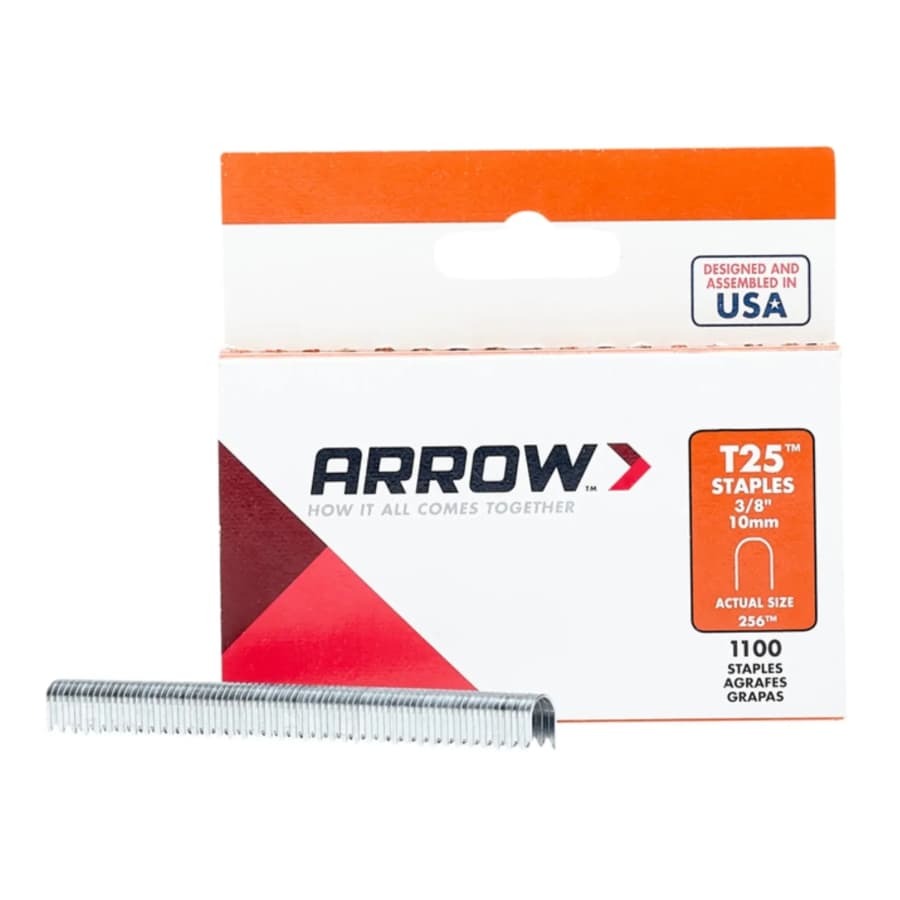Arrow T25 3/8" Heavy Duty Round Crown Staples 1,100-Pack: $3.94 Arrow T25 3/8" Heavy Duty Round Crown Staples 1,100-Pack: $3.94