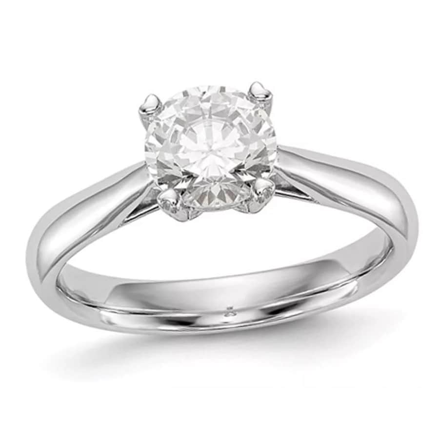 3/4-tcw Lab Grown Solitaire Diamond Ring in 14K Gold: $676 3/4-tcw Lab Grown Solitaire Diamond Ring in 14K Gold: $676