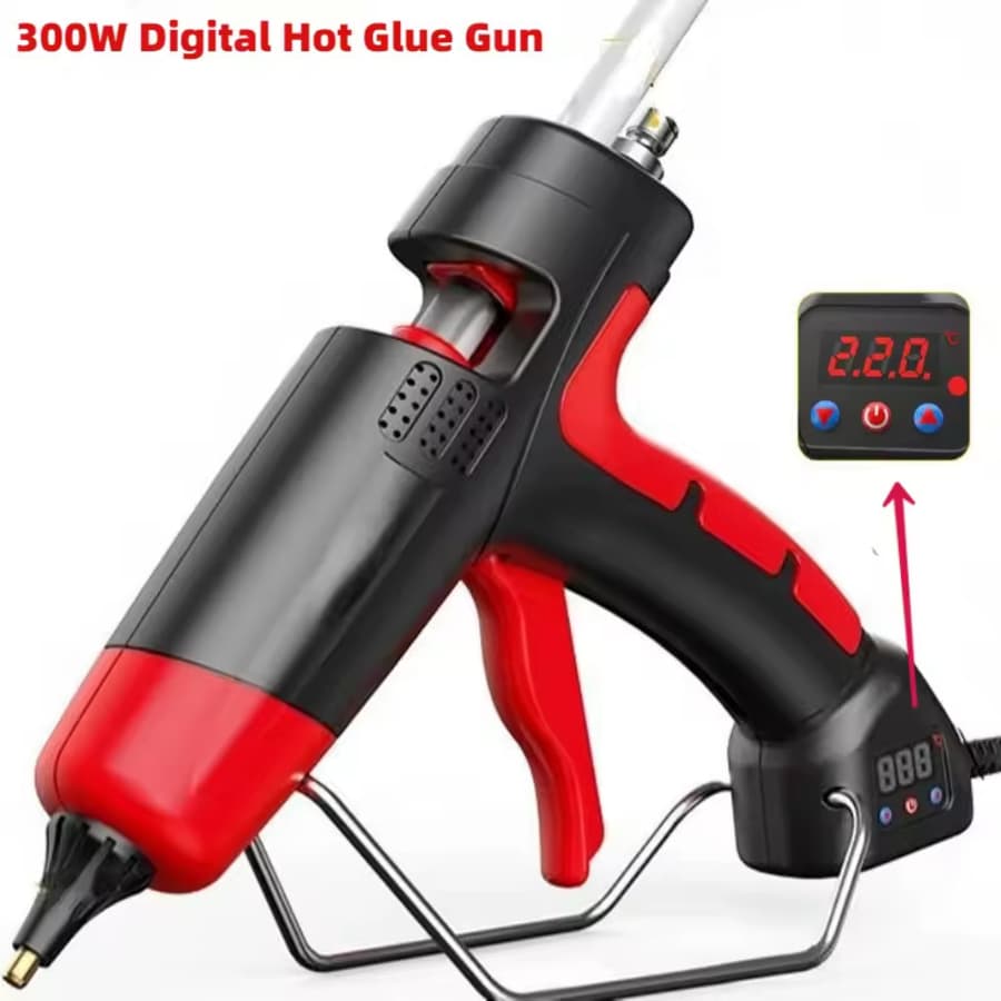 300W Professional Adjustable Temperature Hot Glue Gun: $29.91