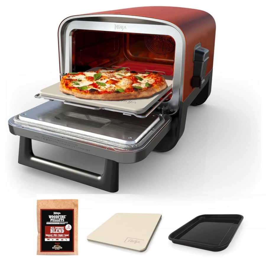 Certified Refurb Ninja Woodfire 8-in-1 Outdoor Smoker and Pizza Oven: $190