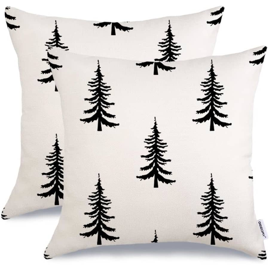 Christmas Pillow Cover 2-Pack: $6.99 Christmas Pillow Cover 2-Pack: $6.99