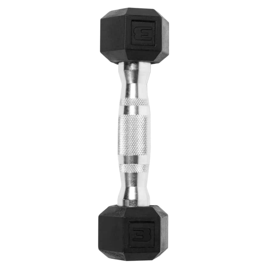 CAP Barbell 3-lb. Rubber Hex Dumbbell: $5 CAP Barbell 3-lb. Rubber Hex Dumbbell: $5