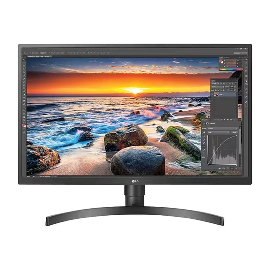 LG 27" 4K FreeSync LED Monitor: $220